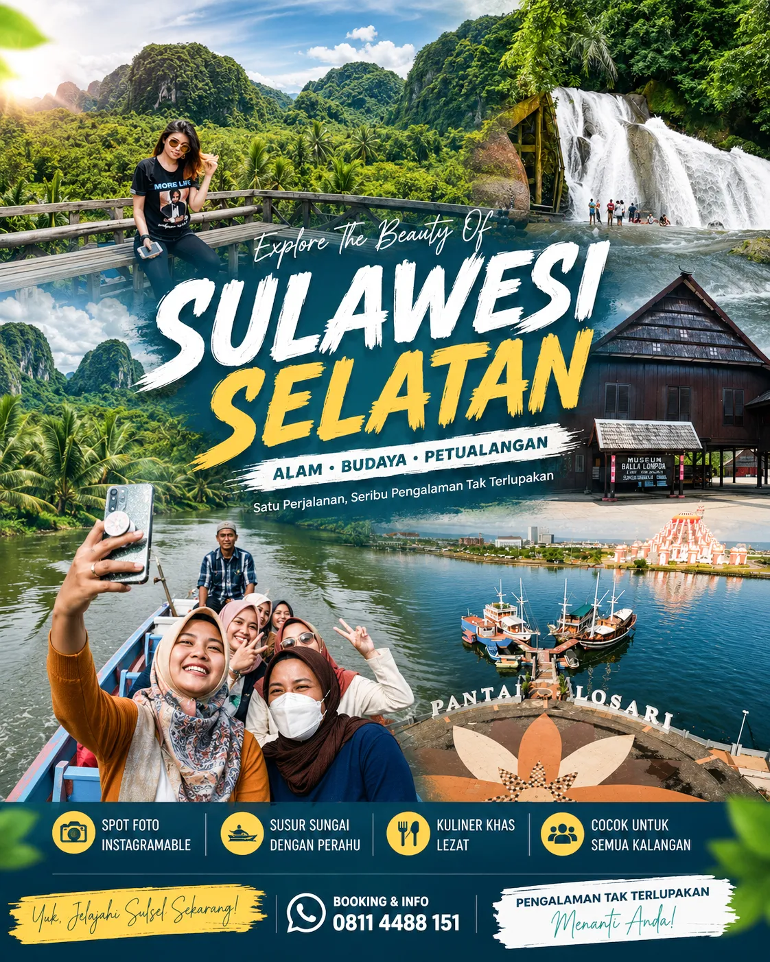 City Tour Makassar 3 Hari 2 Malam | Paket Wisata Makassar 3D2N Terbaik 2026